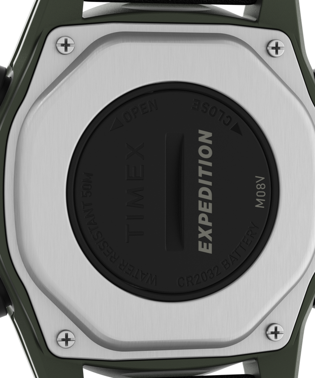 TW4B27000WX Expedition® Trailblazer+ 43mm Mixed Material Strap Watch caseback image