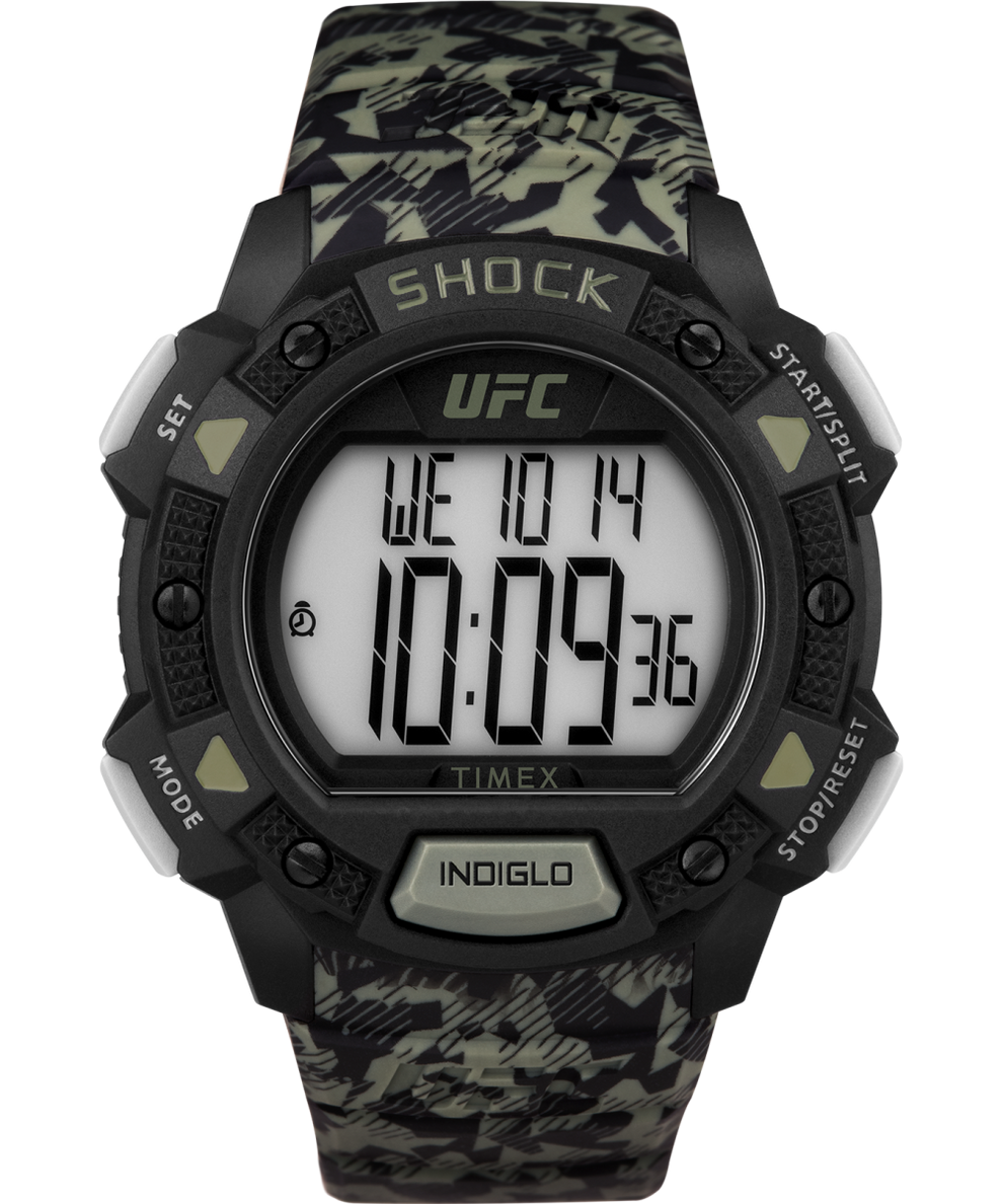 TW4B27500JR Timex UFC Core Shock 45mm Resin Strap Watch in Camo primary image