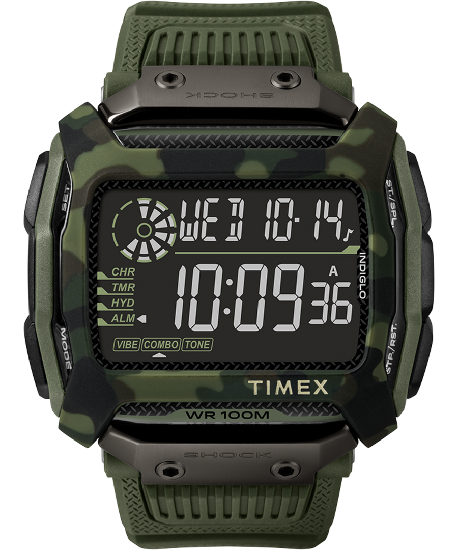 Timex Command Shock 54mm Resin Strap Watch