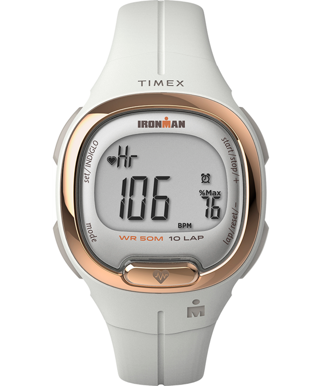 TW5M40400JT Timex Ironman HeartFIT™ Transit+ 33mm Resin Strap Activity and Heart Rate Watch primary image