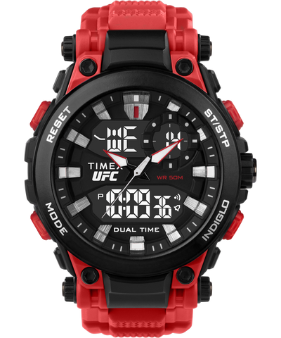 TW5M53000JR Timex UFC Impact 50mm Resin Strap Watch in Red primary image