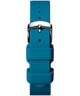 18mm Silicone Two-Piece Strap in Blue
