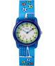 TW7C16500XY TIMEX TIME MACHINES® 29mm Blue Soccer Elastic Fabric Kids Watch primary image