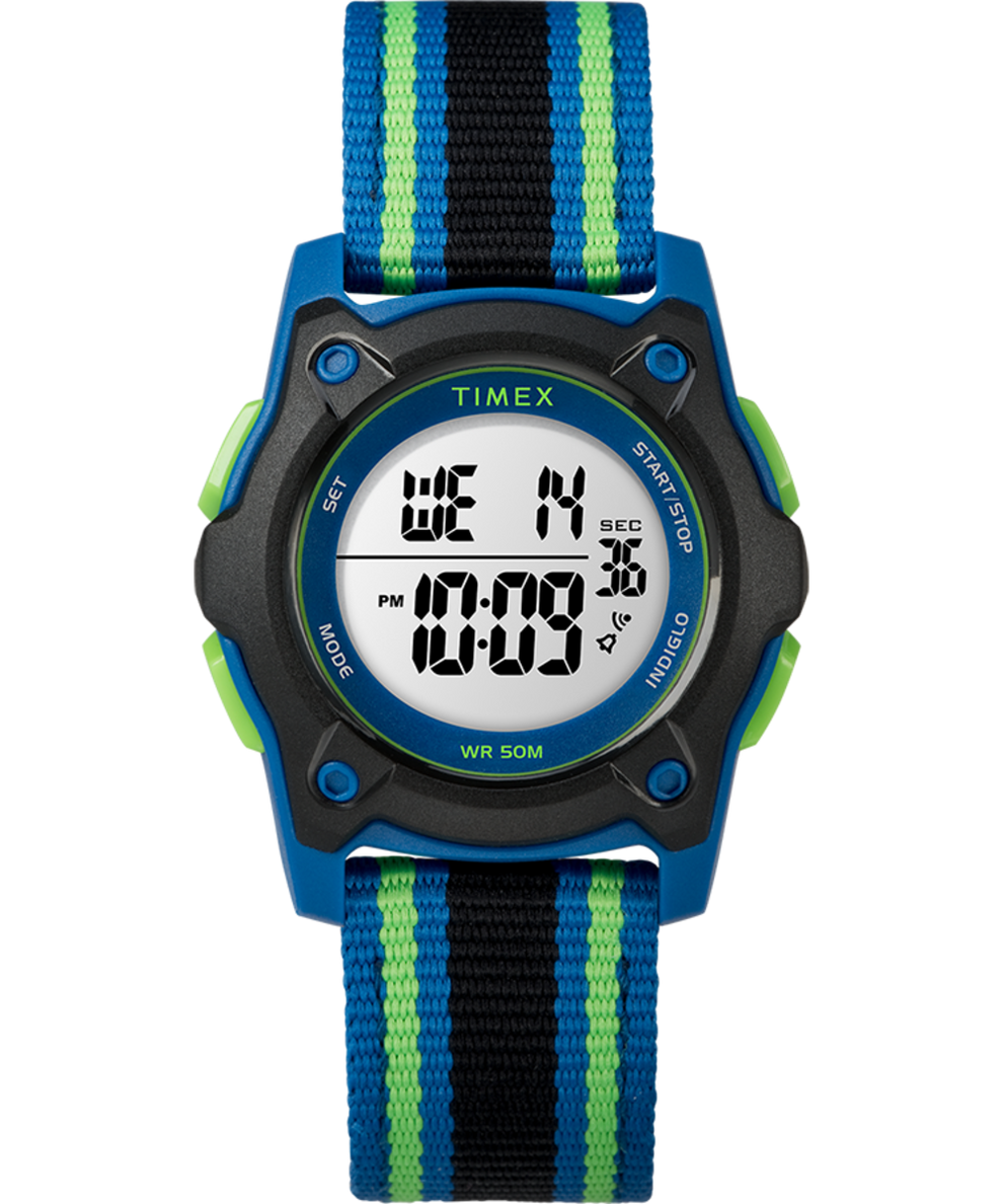 TW7C26000XY Kid's Digital 35mm Double Layer Fabric Strap Watch in Black primary image