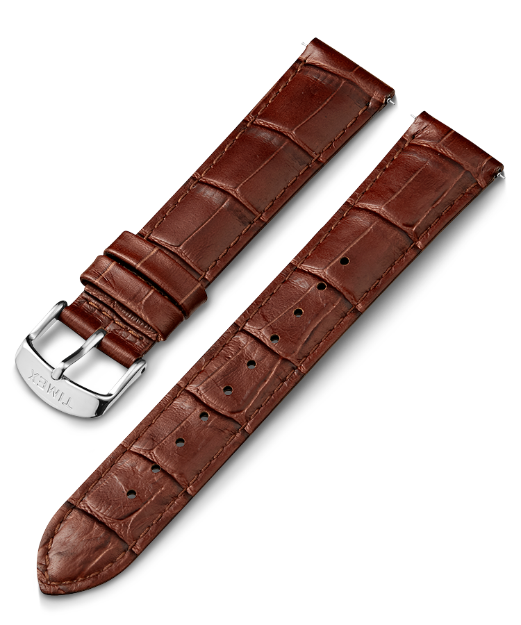 20mm Leather Strap in Brown