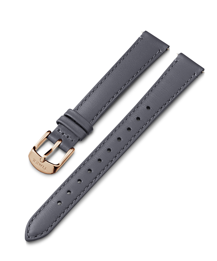 14mm Leather Strap in Gray