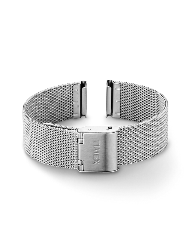 16mm Stainless Steel Mesh Bracelet in Silver-Tone
