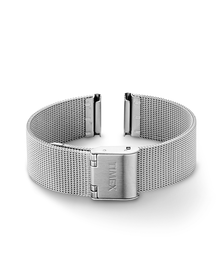 16mm Stainless Steel Mesh Bracelet in Silver-Tone