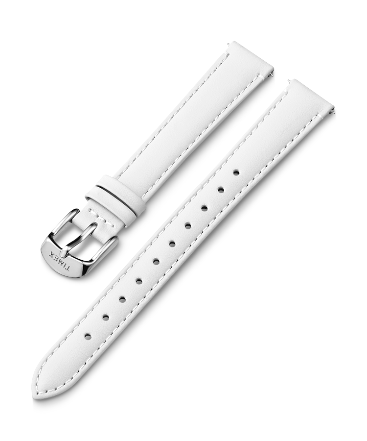 14mm Leather Strap in White