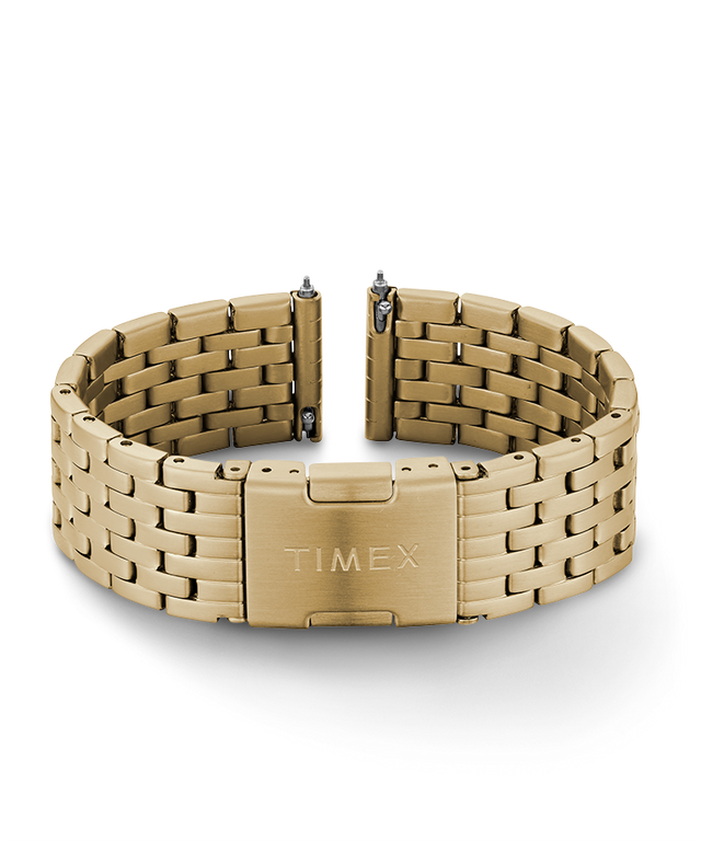 18mm Quick Release Stainless Steel Bracelet in Gold-Tone