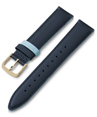 20mm Leather Strap in Blue