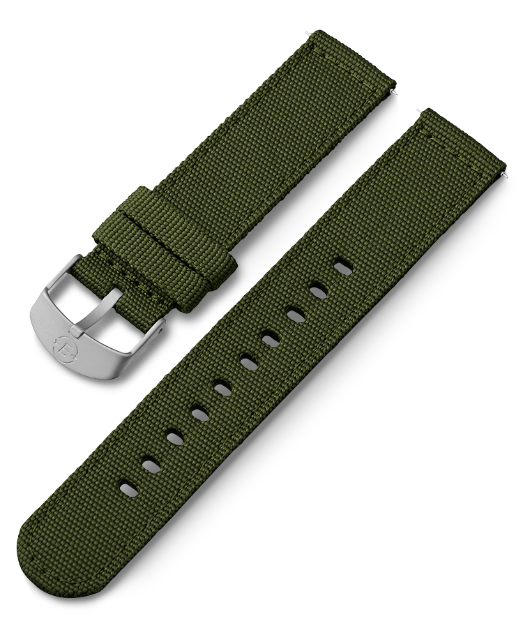 20mm Fabric Strap in Green