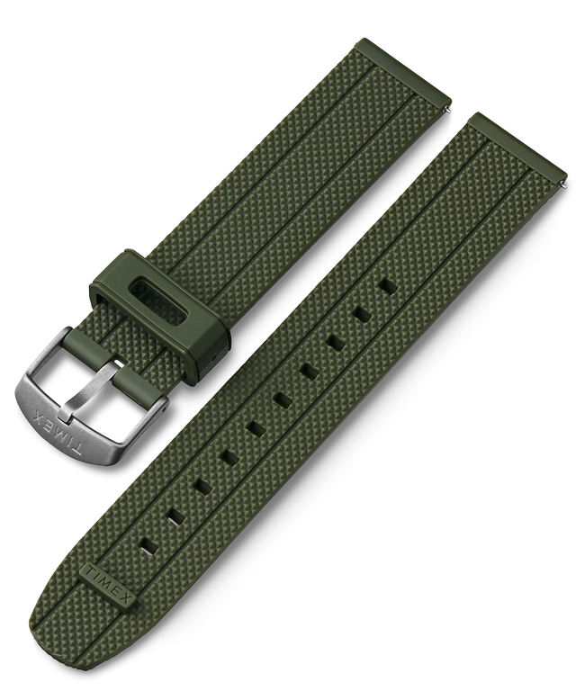 20mm Quick Release Silicone Strap in Green