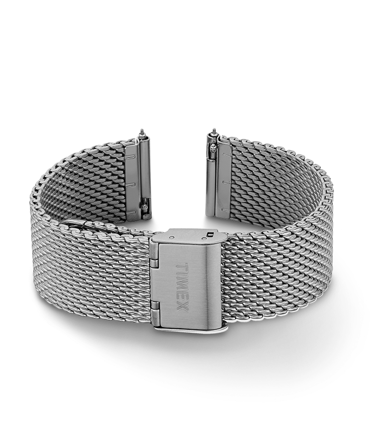 20mm Quick Release Mesh Band in Stainless Steel