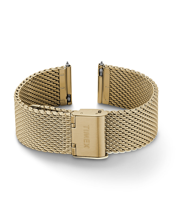 20mm Quick Release Mesh Band in Gold-Tone