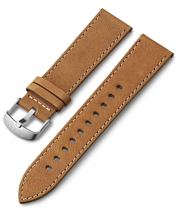 22mm Leather Strap in Tan