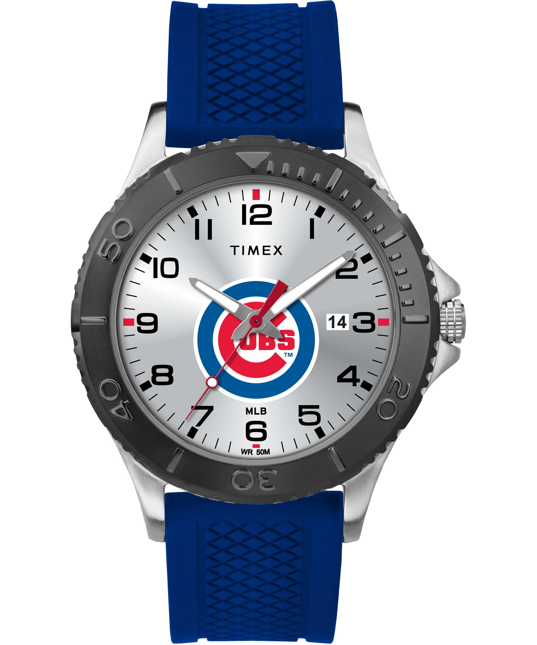 Lids Chicago Cubs Women's White Dial Leather Wristwatch - Black | Hamilton  Place