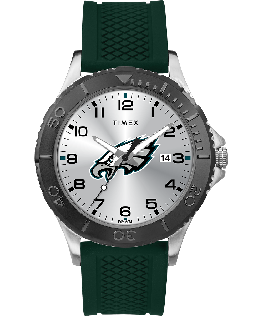 Gamer Green Philadelphia Eagles Watch Timex Tribute NFL Collection Timex US
