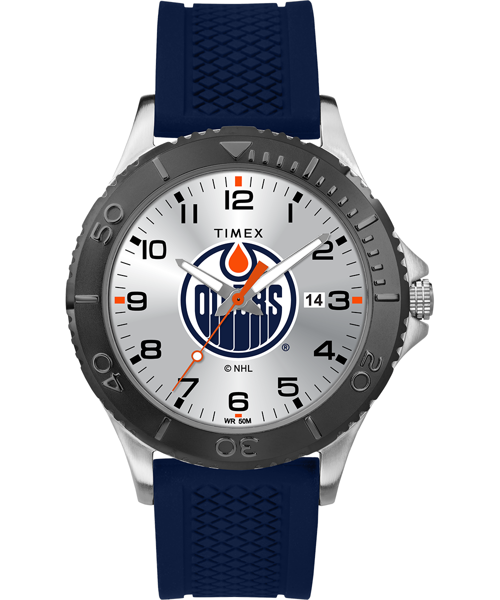 Edmonton Oilers Watch Timex Gamer Blue NHL Watch Tribute Timex US